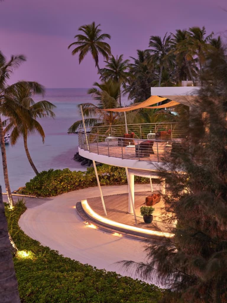 Café Lounge - Sophisticated fine dining restaurant at Jumeirah Olhahali Island Maldives featuring elegant tropical ambiance and gourmet cuisine