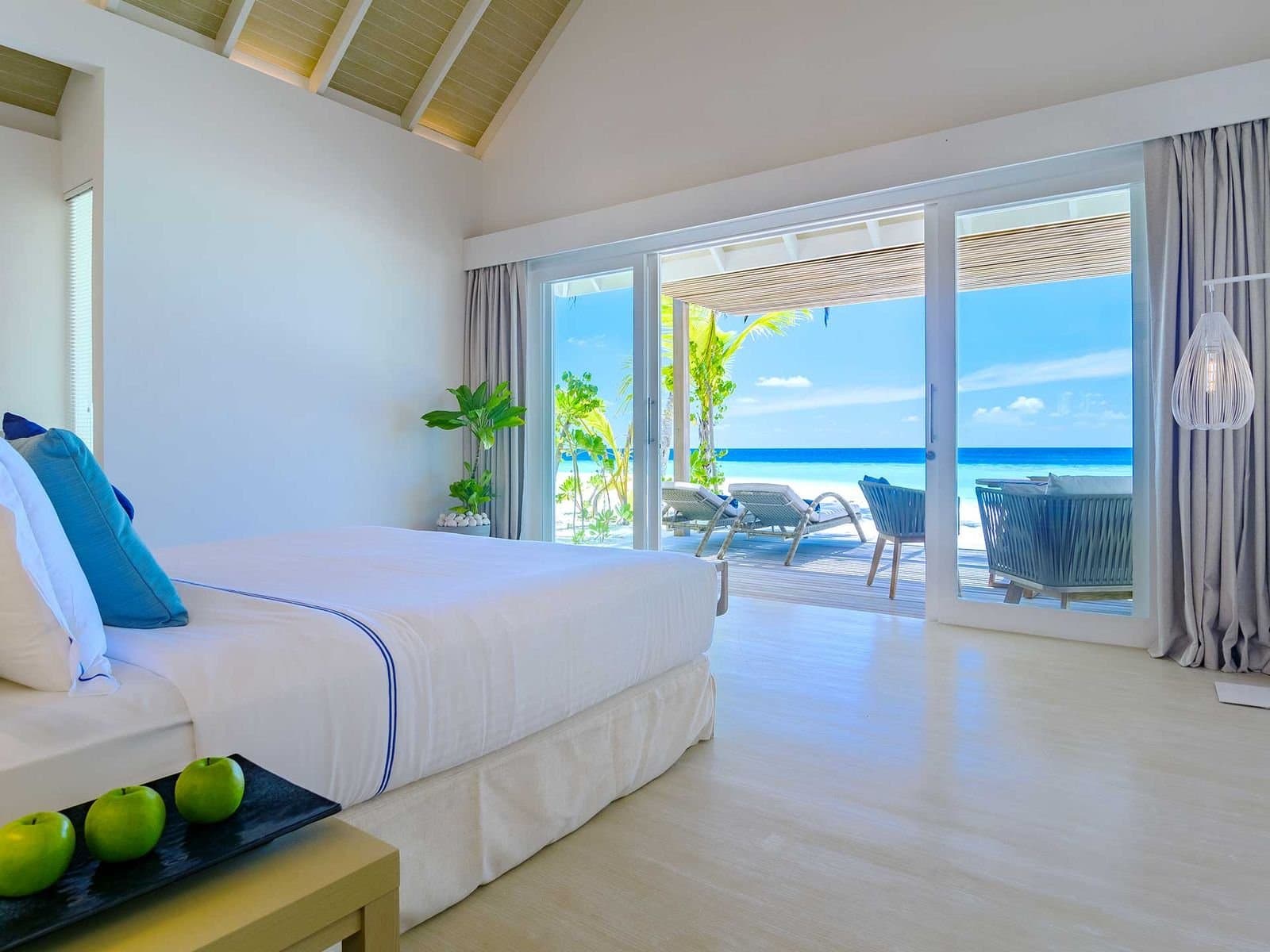 Beach Villa - Elegant 1-guest oceanfront accommodation at Baglioni Maldives featuring premium furnishings and stunning Maldives views