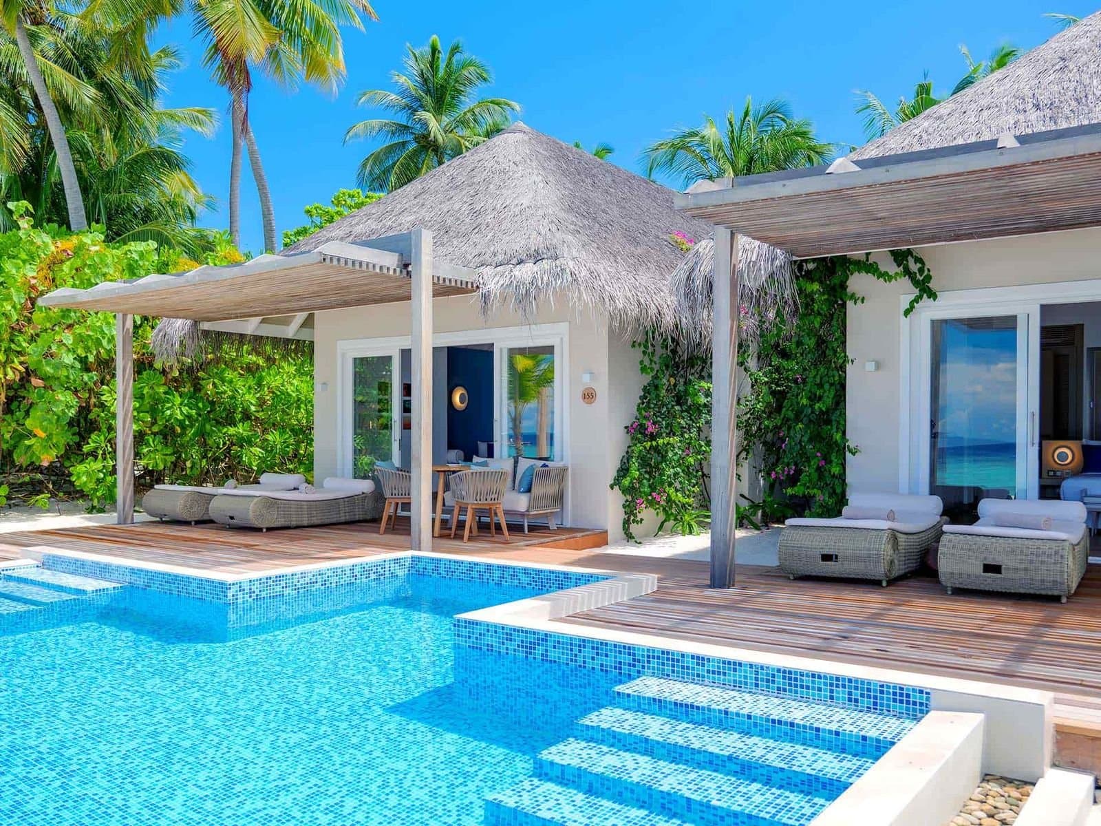 Two Bedroom Family Beach Villa With Pool - Elegant 1-guest oceanfront accommodation at Baglioni Maldives featuring premium furnishings and stunning Maldives views