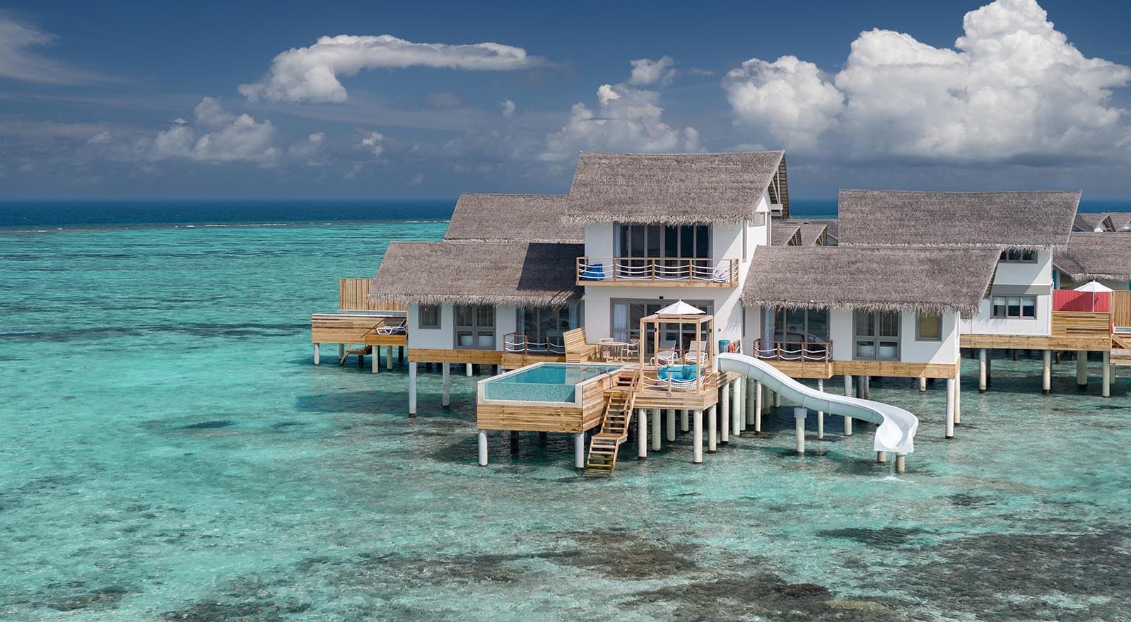 Two Bedroom Lagoon Pool Villa with Slide - Cora Cora Maldives