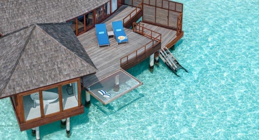 Sunset Over Water Villa - Anantara Dhigu