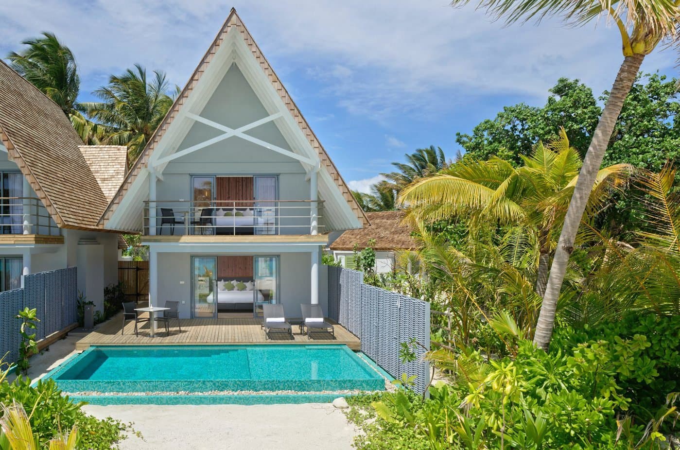 Two Bedroom Beach Villa with Private Pool - Elegant 1-guest oceanfront accommodation at OUTRIGGER Maldives Maafushivaru featuring premium furnishings and stunning Maldives views