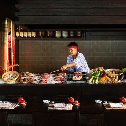 UMAMI - Sophisticated fine dining restaurant at LUX* South Ari Atoll featuring elegant tropical ambiance and gourmet cuisine