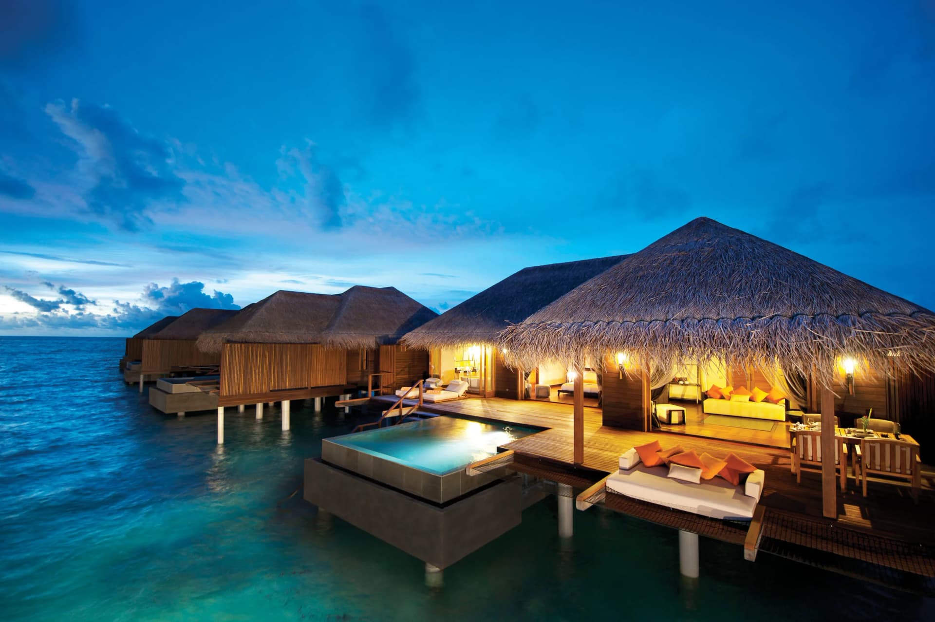 Sunset Ocean Suite with Pool - Elegant 1-guest oceanfront accommodation at Ayada Maldives featuring premium furnishings and stunning Maldives views