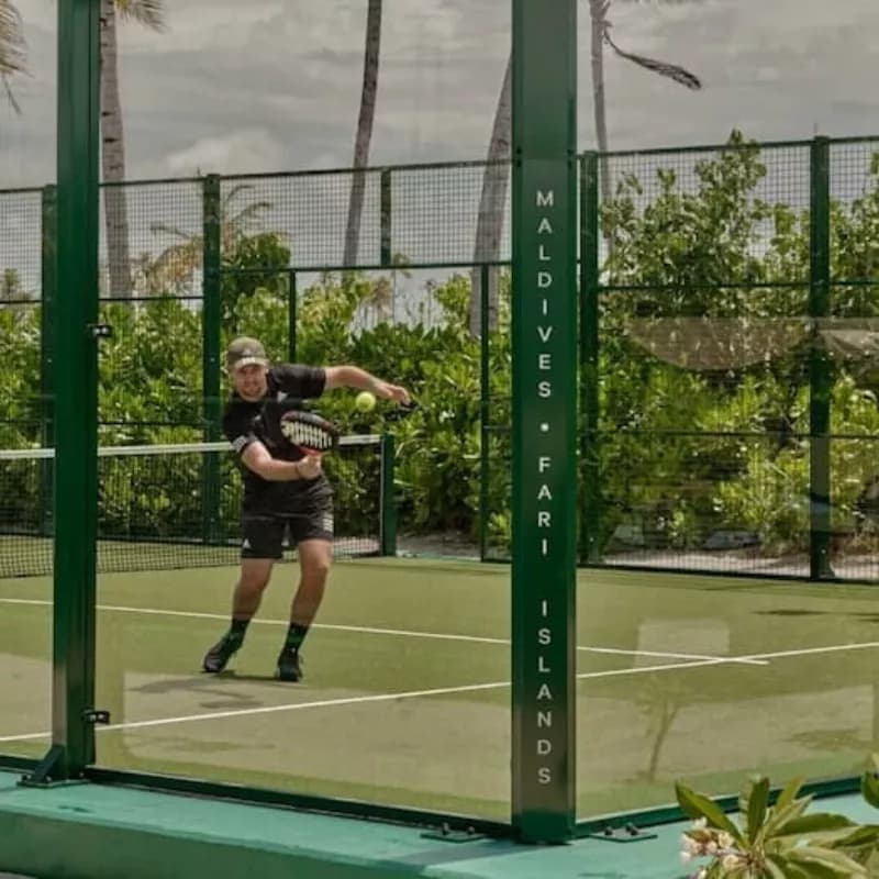 Padel - State-of-the-art localbusiness facility at Patina Maldives with luxurious tropical surroundings and premium amenities