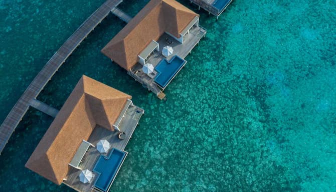 Three Bedroom Overwater Villa - Pool and Lagoon View - Radisson Blu