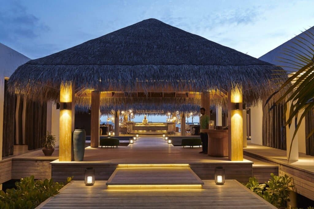 Azure - Sophisticated fine dining restaurant at Sirru Fen Fushi Private Lagoon Resort featuring elegant tropical ambiance and gourmet cuisine