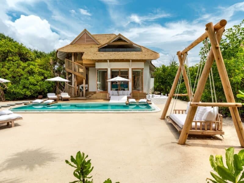 Beach Hideaway - Elegant 1-guest oceanfront accommodation at Soneva Jani featuring premium furnishings and stunning Maldives views