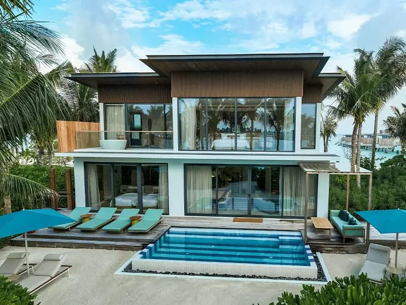 Two-Bedroom Lagoon Beach Pool Loft - SO Maldives