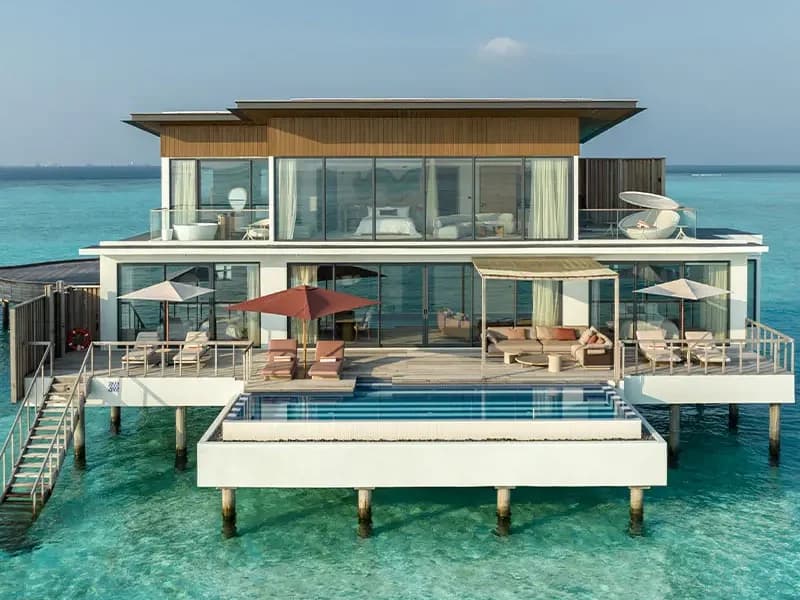 Three-Bedroom Ocean Atelier Villa - Elegant 1-guest oceanfront accommodation at SO Maldives featuring premium furnishings and stunning Maldives views