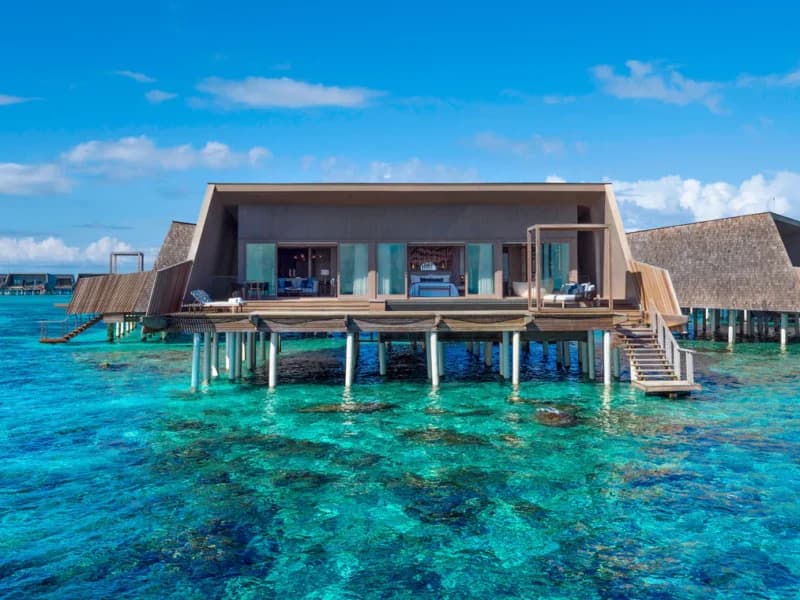 Overwater St. Regis Suite - Elegant 1-guest oceanfront accommodation at The St. Regis Maldives Vommuli Resort featuring premium furnishings and stunning Maldives views