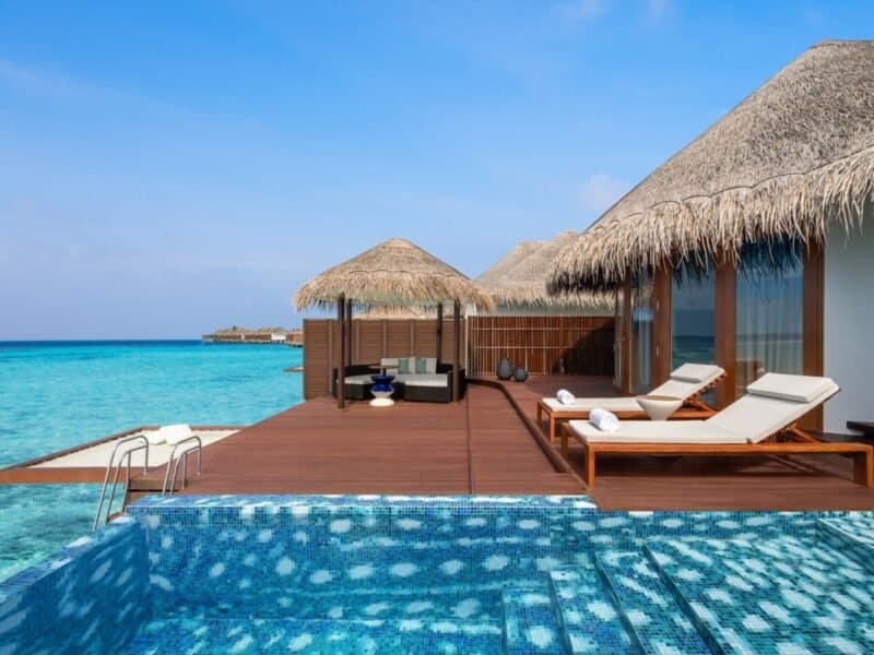 Superior Overwater - Elegant 1-guest oceanfront accommodation at W Maldives featuring premium furnishings and stunning Maldives views