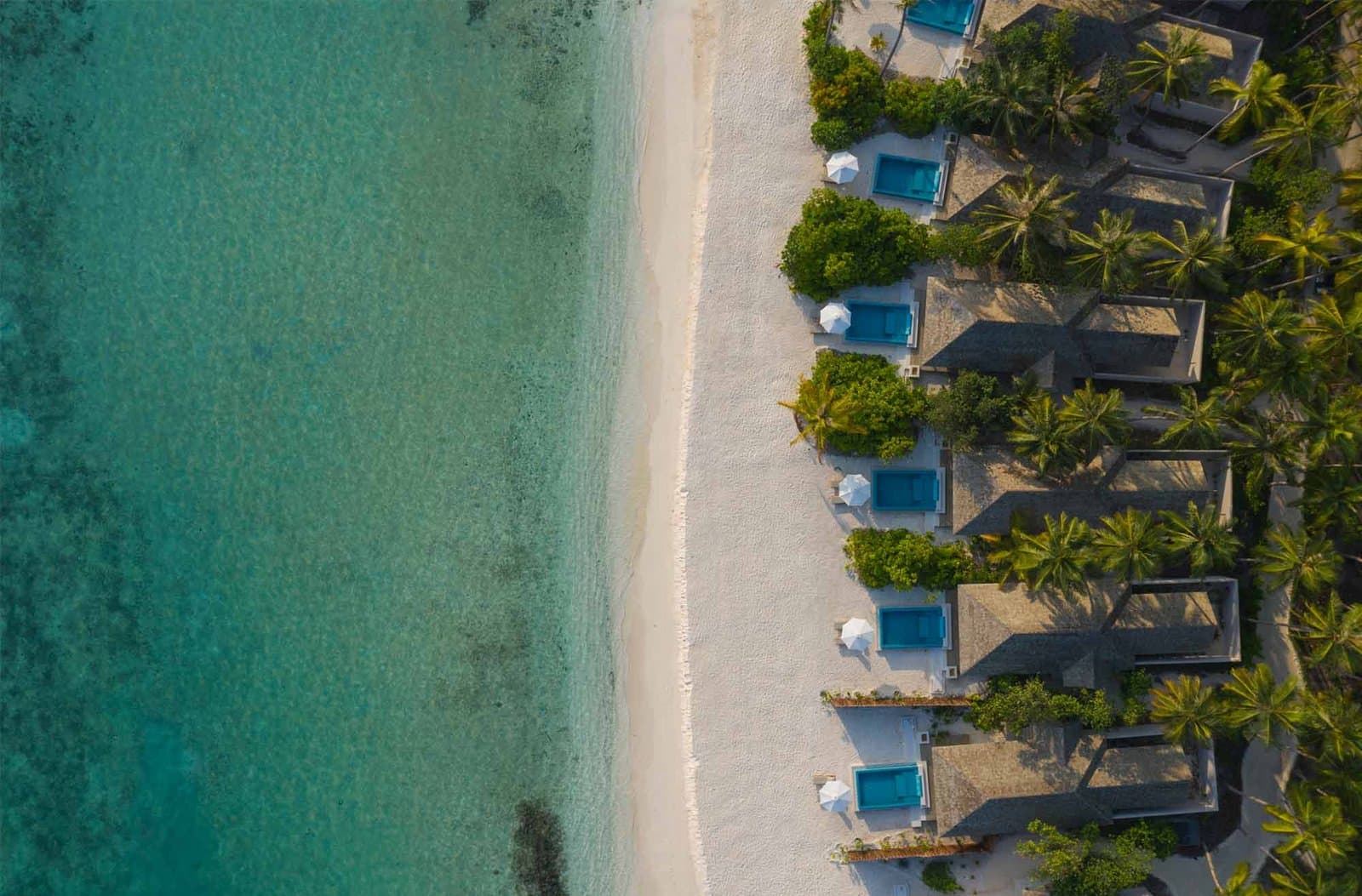 Family Beach Villas with Pool - Emerald Faarufushi