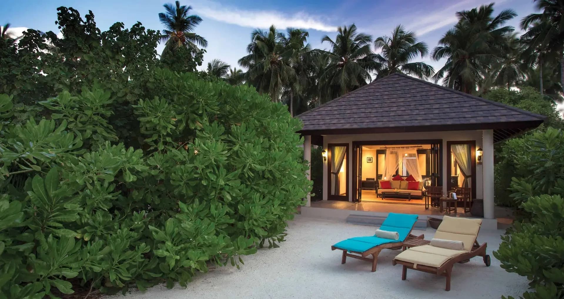 Sunset Beach Villa - Elegant 1-guest oceanfront accommodation at Atmosphere Kanifushi featuring premium furnishings and stunning Maldives views