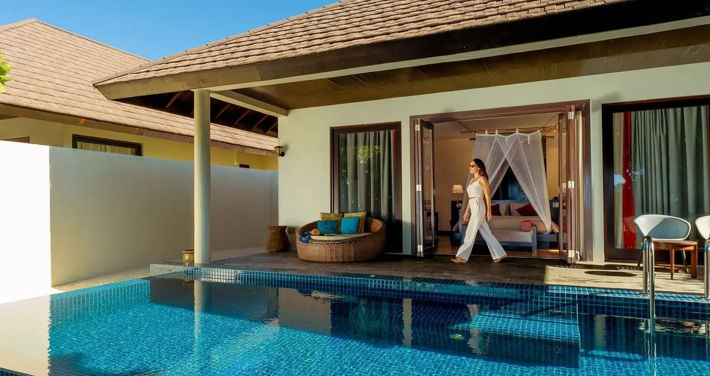 Sunset Beach Villa with Pool - Atmosphere Kanifushi