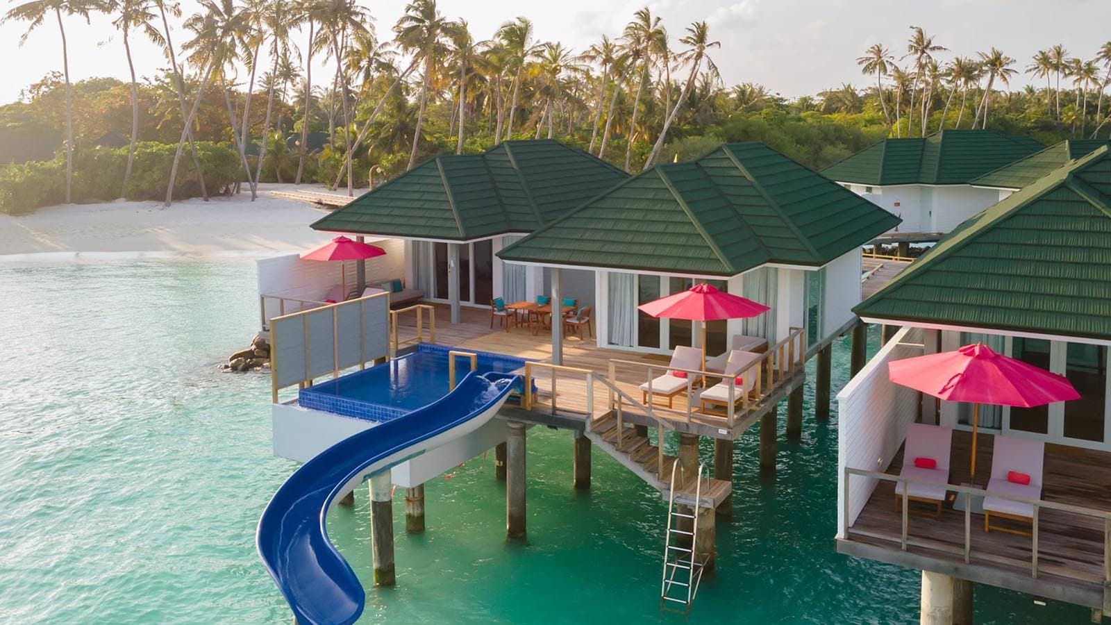 Two Bedroom Lagoon Villa with Pool + Slide - Siyam World