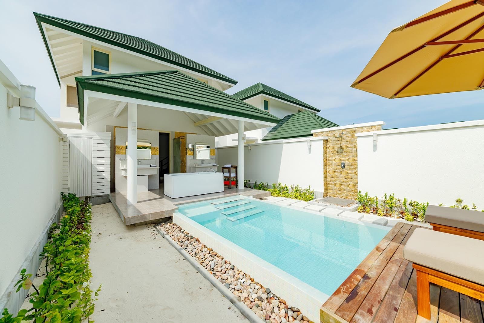 Two Storey Pool Beach Residence - Elegant 1-guest oceanfront accommodation at Siyam World Maldives featuring premium furnishings and stunning Maldives views