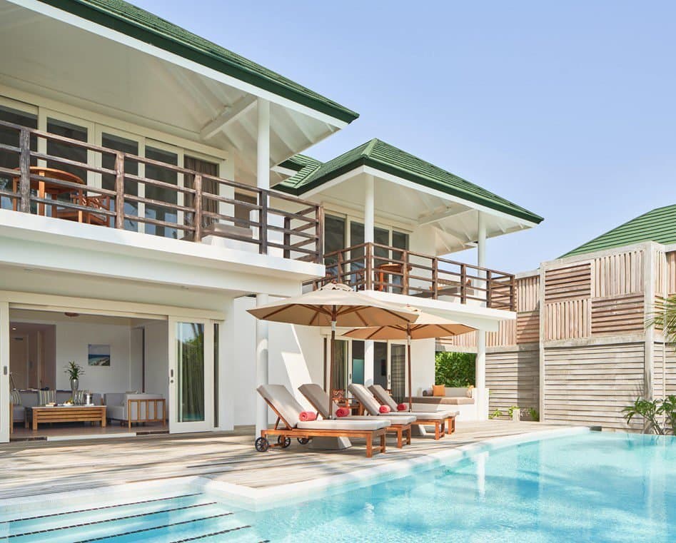 Four Bedroom Beach Residence with Pool - Elegant 1-guest oceanfront accommodation at Siyam World Maldives featuring premium furnishings and stunning Maldives views