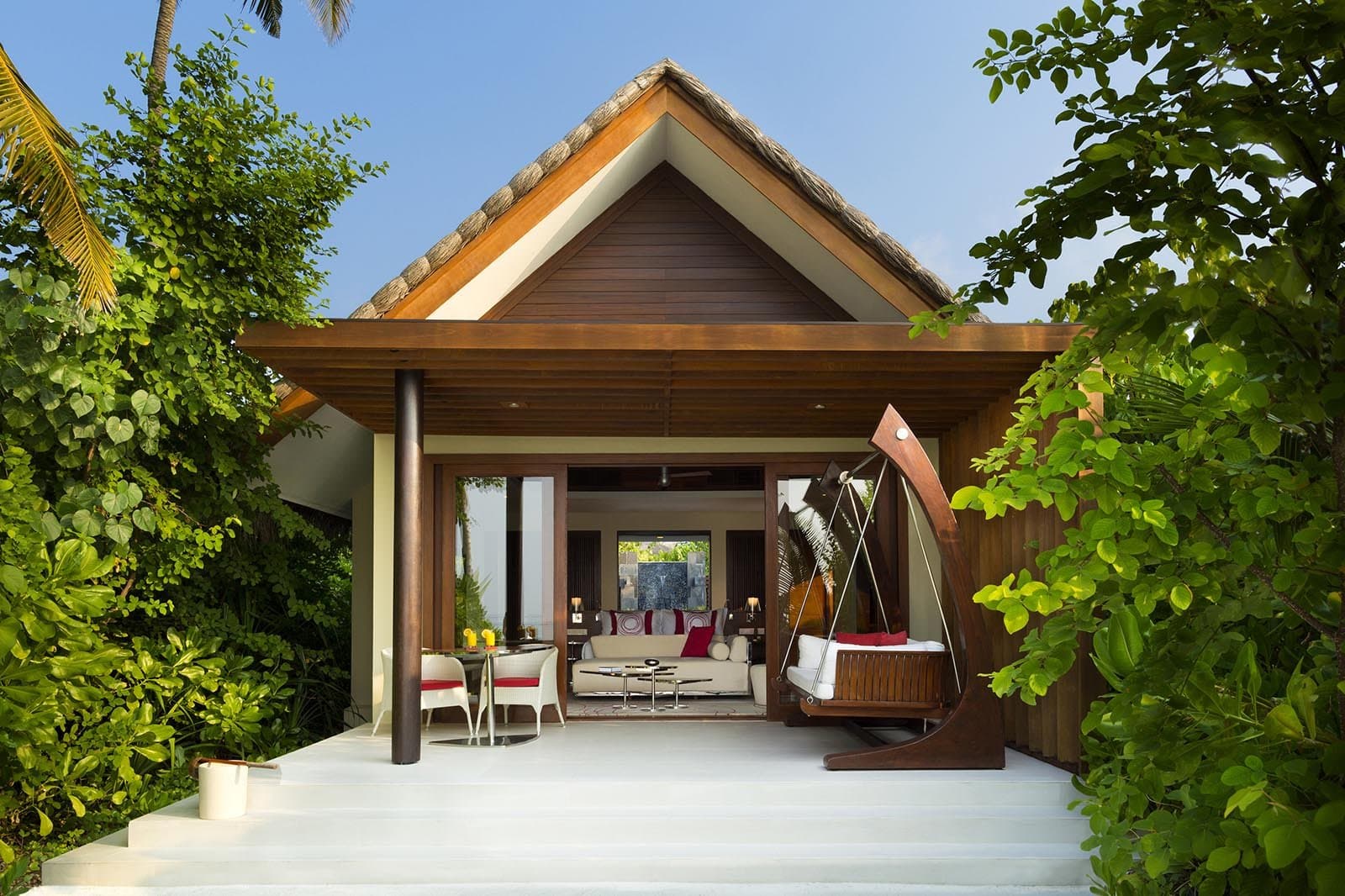 Beach Villa - Elegant 1-guest oceanfront accommodation at Niyama Private Islands Maldives featuring premium furnishings and stunning Maldives views