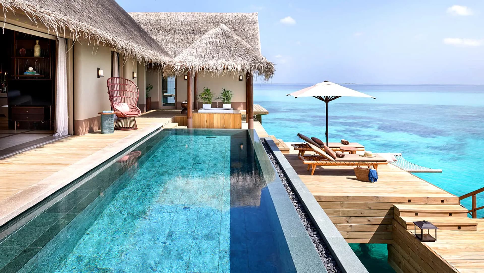 Three Bedroom Ocean Residence With Two Pools - Elegant 1-guest oceanfront accommodation at JOALI Maldives featuring premium furnishings and stunning Maldives views