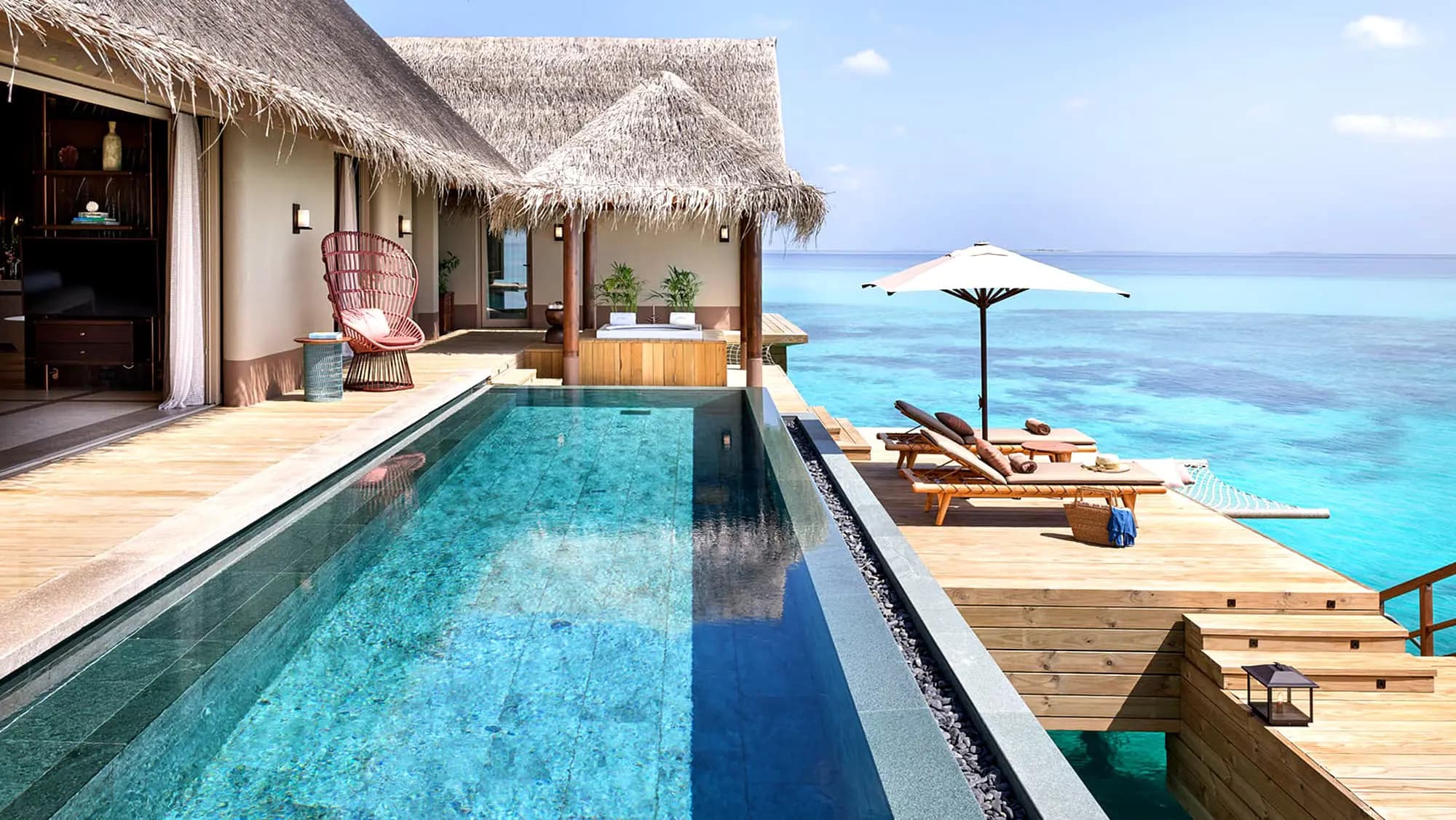 Three Bedroom Ocean Residence With Two Pools - JOALI Maldives