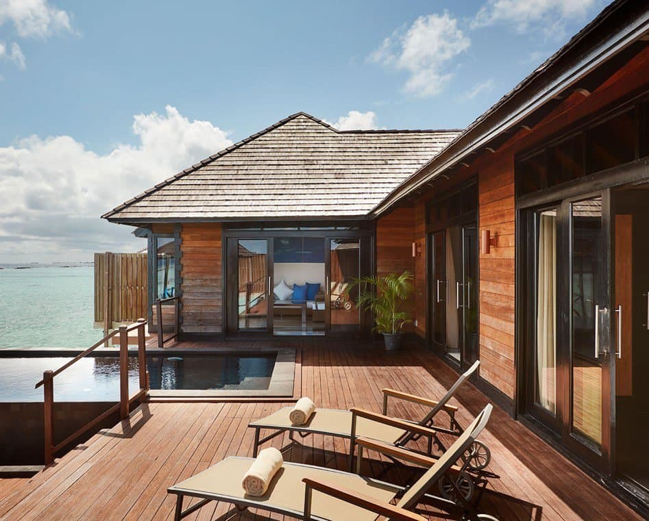 Infinity Water Villa - Elegant 1-guest oceanfront accommodation at Sun Siyam Irufushi featuring premium furnishings and stunning Maldives views