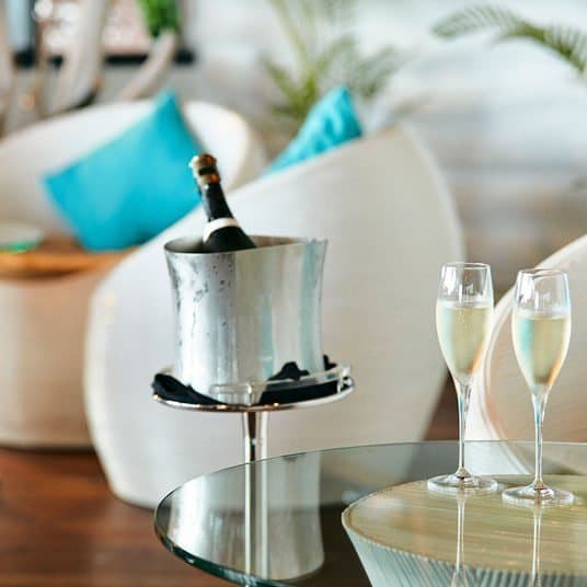 Bubble Lounge - Sophisticated fine dining restaurant at Sun Siyam Irufushi featuring elegant tropical ambiance and gourmet cuisine