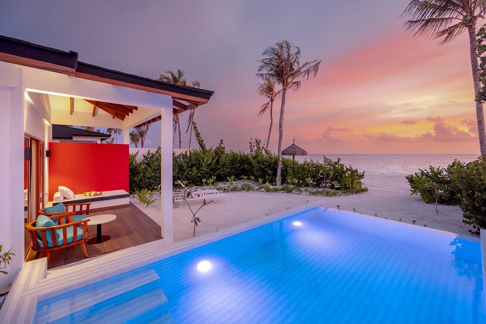 Beach Suite With Pool - Elegant 1-guest oceanfront accommodation at Joy Island Maldives featuring premium furnishings and stunning Maldives views