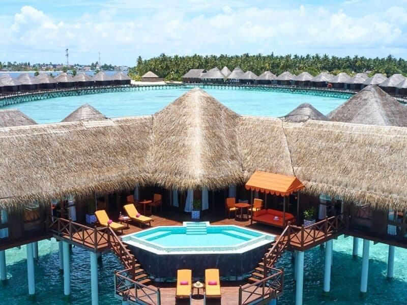 Two Bedroom Water Villa with Pool - Elegant 1-guest oceanfront accommodation at Sun Siyam Vilu Reef featuring premium furnishings and stunning Maldives views