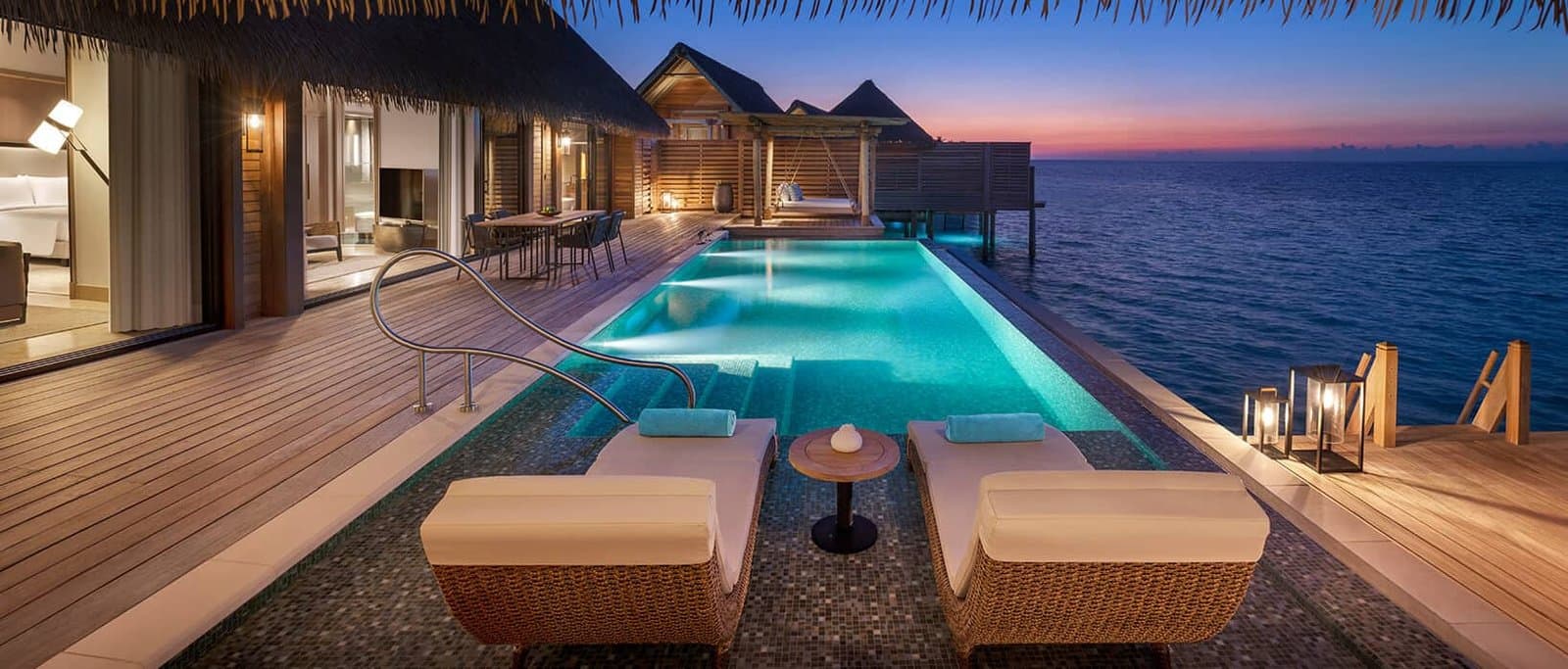Two Queen Bedded Grand Overwater Villa with Pool - Image 2
