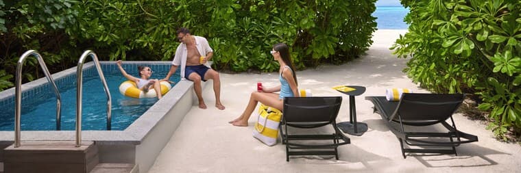 2 Bedroom Beach Pool - Le Méridien Maldives - Image 6
