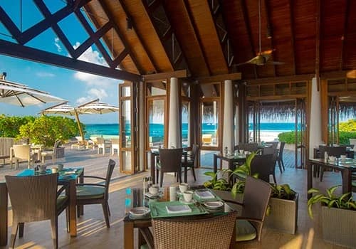 Lime Restaurant - Sophisticated International restaurant at Baros Maldives featuring elegant tropical ambiance and gourmet cuisine