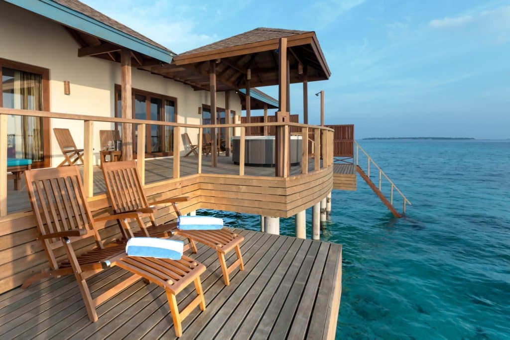 Reethi Faru Resort - 5-star resort in Raa Atoll featuring pristine beaches, crystal-clear lagoon, and overwater villas