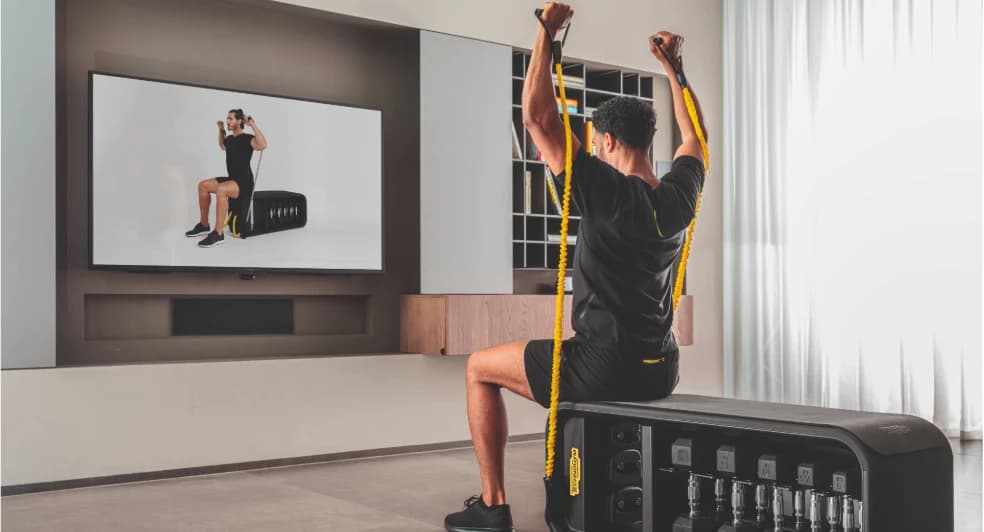 Technogym Workouts - State-of-the-art sportsactivitylocation facility at Anantara Veli Maldives Resort with luxurious tropical surroundings and premium amenities