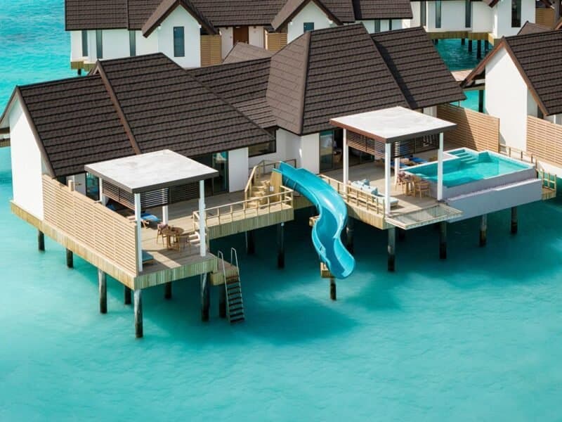 2-bedroom Water Pool Villa with Slide - Meyyafushi Maldives