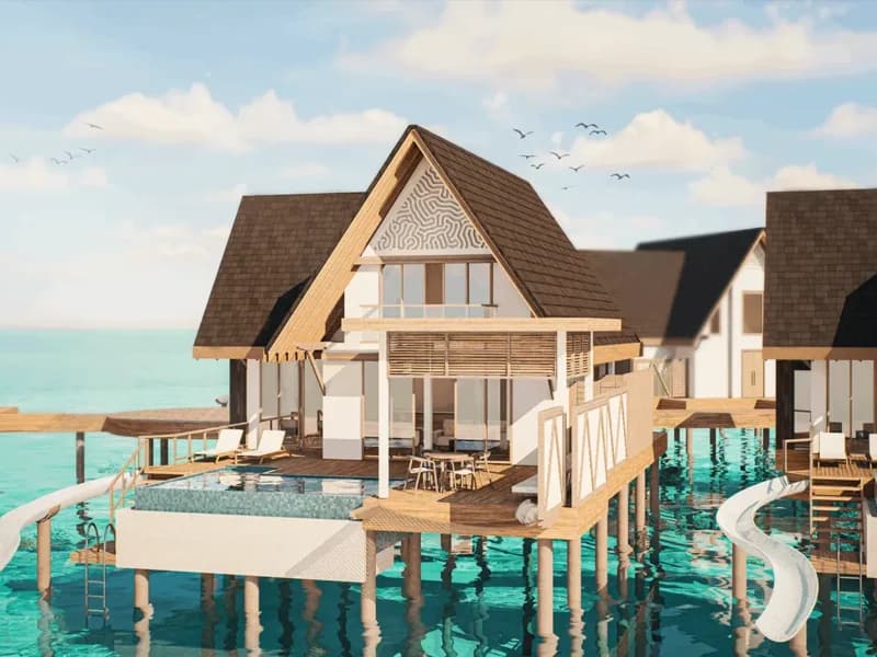 Water Pool Suite with Slide - Meyyafushi Maldives