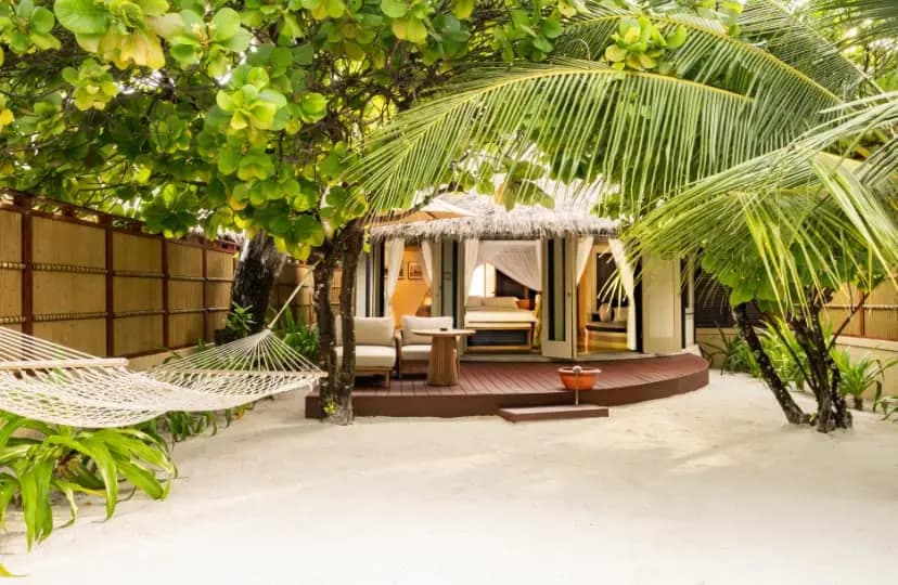 Oceanview Pool Villa - Elegant 1-guest oceanfront accommodation at Banyan Tree Vabbinfaru featuring premium furnishings and stunning Maldives views
