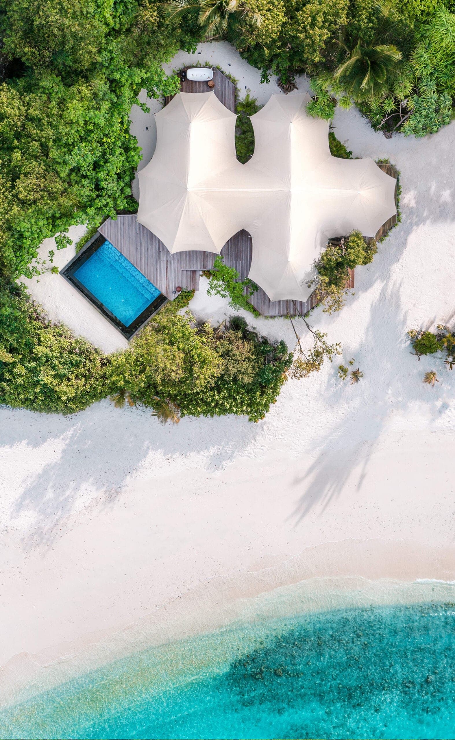 Beach Tented Villa Private Pool - Elegant 1-guest oceanfront accommodation at Sirru Fen Fushi Private Lagoon Resort featuring premium furnishings and stunning Maldives views