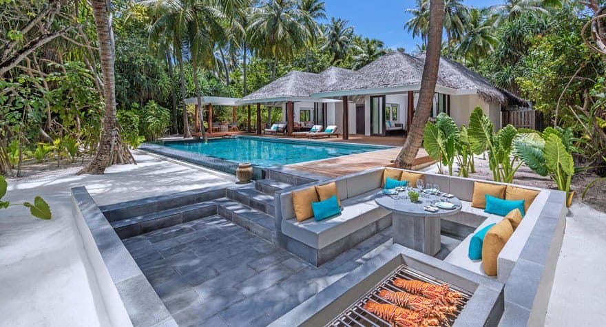 Two Bedroom Family Beach Pool Villa - Anantara Kihavah