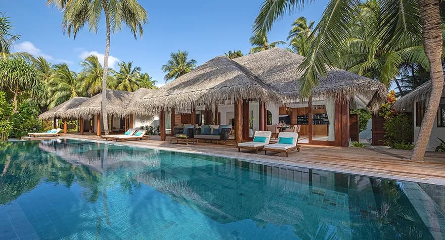 Three Bedroom Beach Pool Residence - Anantara Kihavah