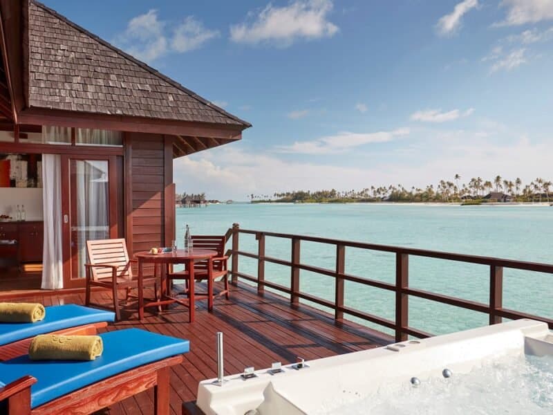 Prestige Jacuzzi Water Villa - Elegant 1-guest oceanfront accommodation at Sun Siyam Olhuveli featuring premium furnishings and stunning Maldives views
