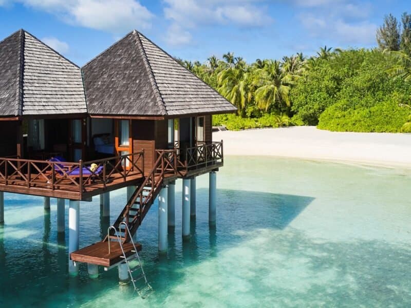 Water Villa - Elegant 1-guest oceanfront accommodation at Sun Siyam Olhuveli featuring premium furnishings and stunning Maldives views