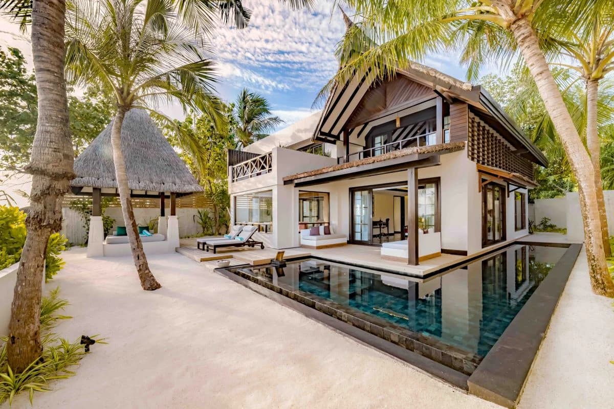 Earth Pool Reserve Sunset - Ozen Reserve Bolifushi
