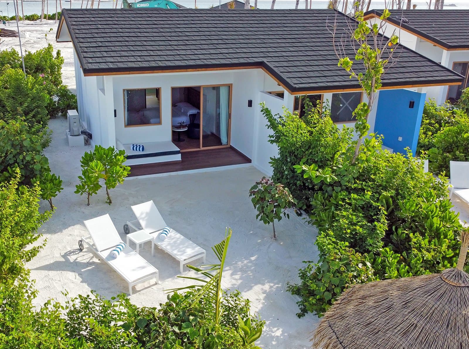 Beach Villa - Elegant 1-guest oceanfront accommodation at Joy Island Maldives featuring premium furnishings and stunning Maldives views