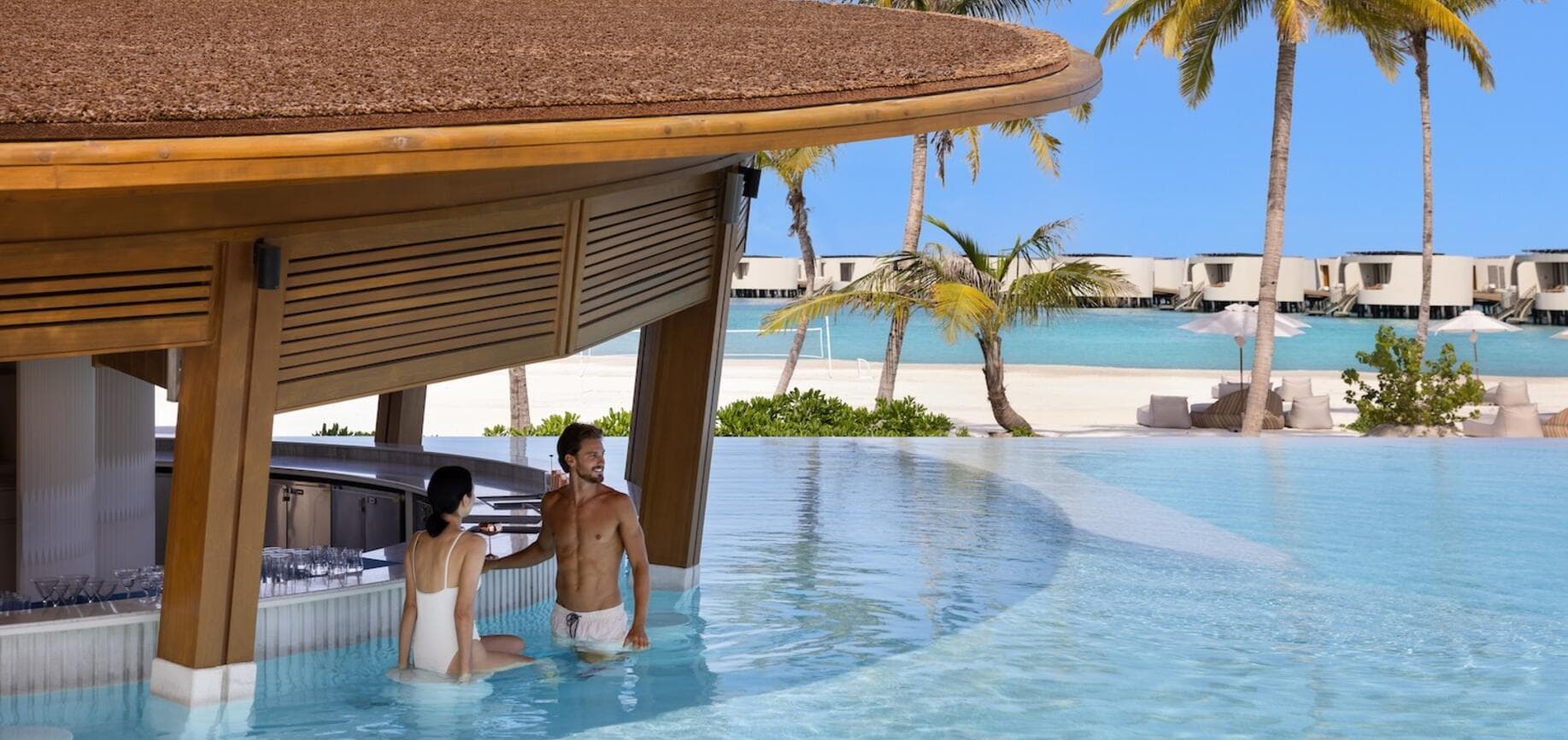 Coco Drift - Sophisticated Swim-Up Bar restaurant at Centara Grand Lagoon Maldives featuring elegant tropical ambiance and gourmet cuisine