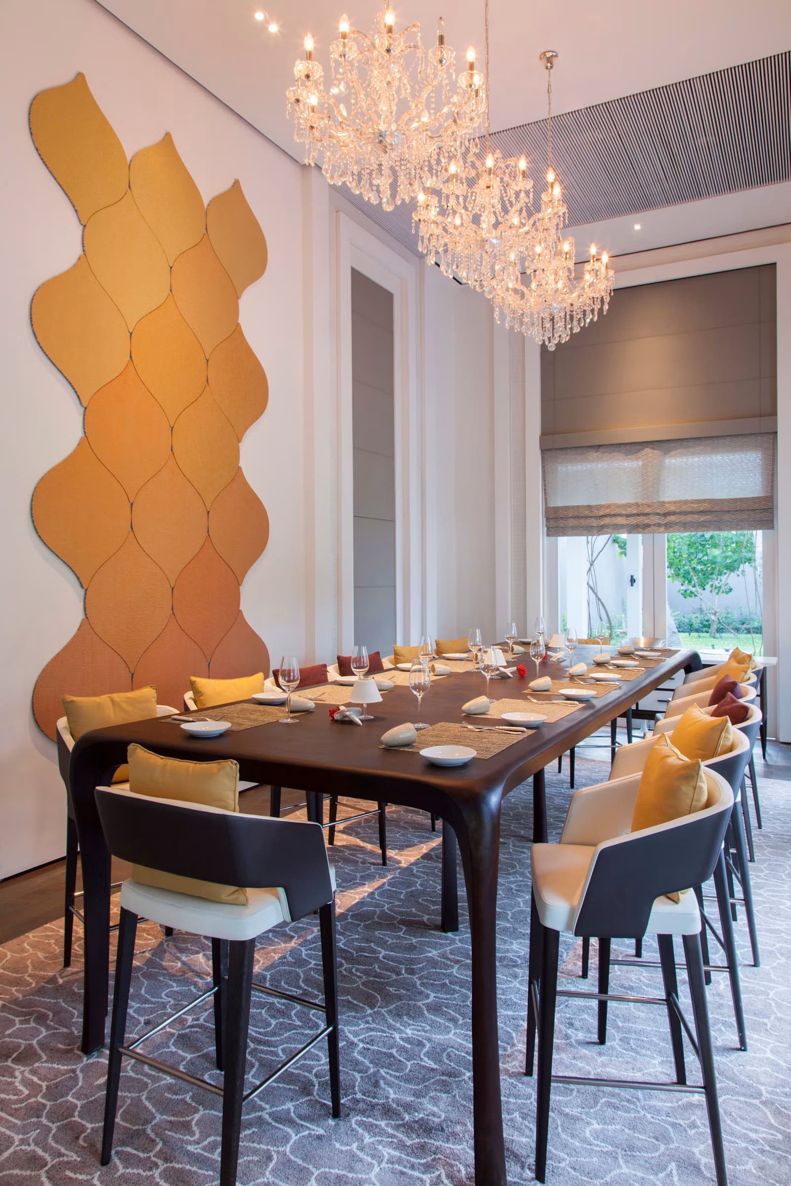 La Table de Partage - Sophisticated Family-Style Dining restaurant at Cheval Blanc Randheli Maldives featuring elegant tropical ambiance and gourmet cuisine