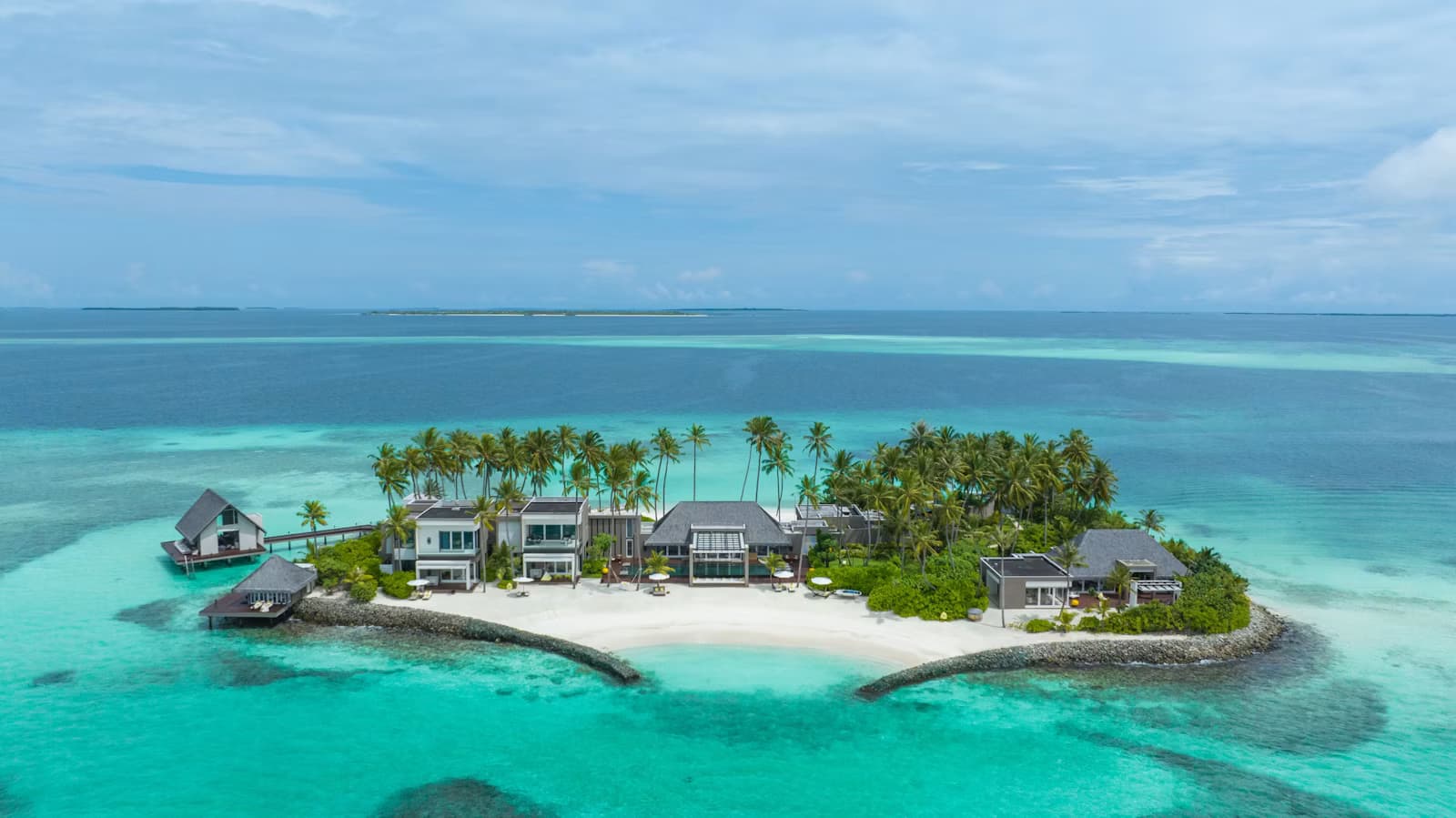Private Island - Elegant 8-guest oceanfront accommodation at Cheval Blanc Randheli Maldives featuring premium furnishings and stunning Maldives views