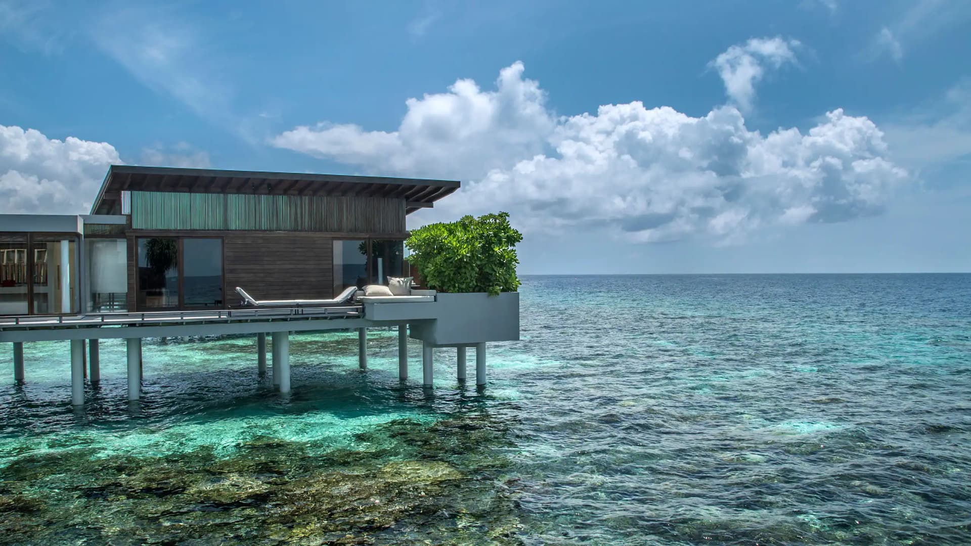 Overwater Sunset Villa