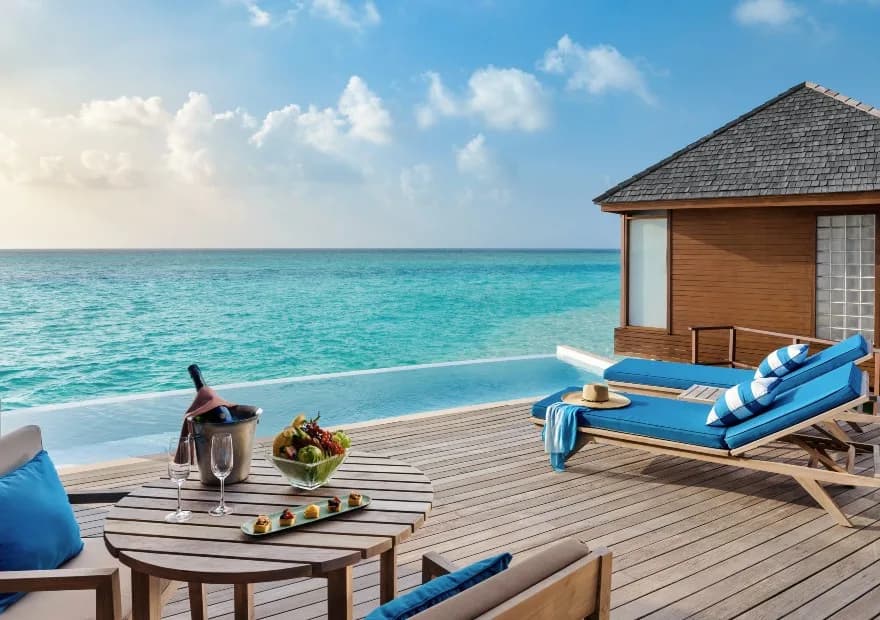 Deluxe Sunset Over Water Pool Villa - Anantara Dhigu
