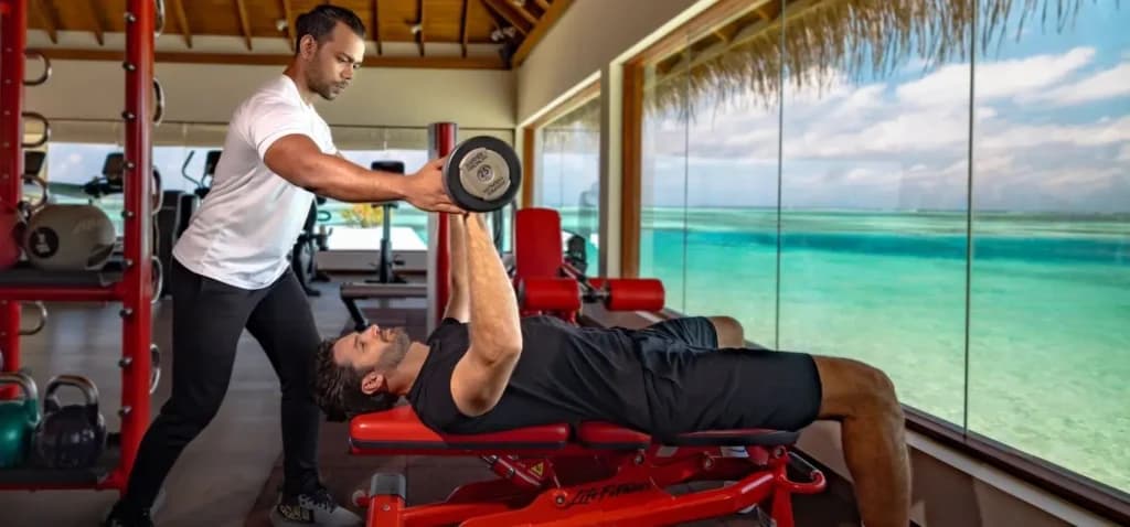 Overwater Gym - State-of-the-art sportsactivitylocation facility at OZEN Life Maadhoo with luxurious tropical surroundings and premium amenities